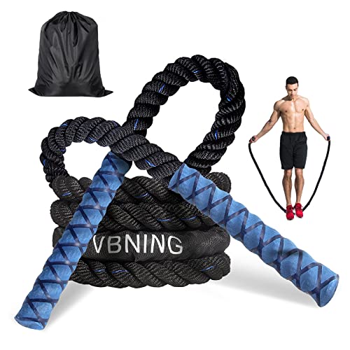 Weighted Jump Rope For Fitness 3Lb - Upgraded Cozy Handle Heavy Jump Ropes For Men & Women, Workout Rope For Gym Training, Home Workouts To Improve Strength And Building Muscle #TOP19