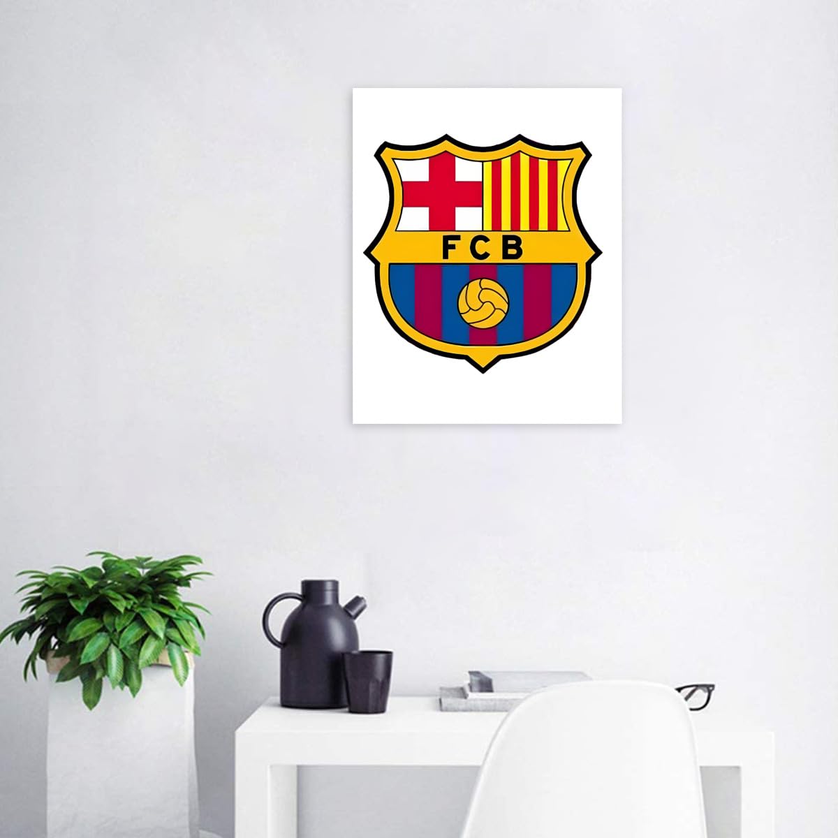 Amazon | FCバルセロナ デジタル絵画 数字キットによる 絵画 落書き