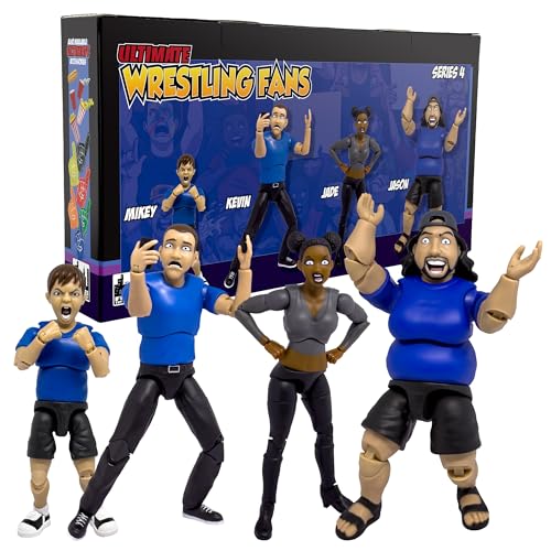 Ultimate Wrestling Crowd Fan Figures Four-Pack [Series 4]