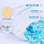 SUPA MODERN Cooling Bed Pillows for Sleeping 2 Pack Shredded Memory Foam Pillows Queen Size Set of 2, Adjustable Cool Pillow for Side Back Stomach Sleepers Luxury firm Gel Pillows for Neck Pain Relief - Image 2