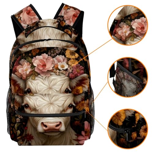 Sac à dos d'école multicolore idéal pour le collège et les sorties