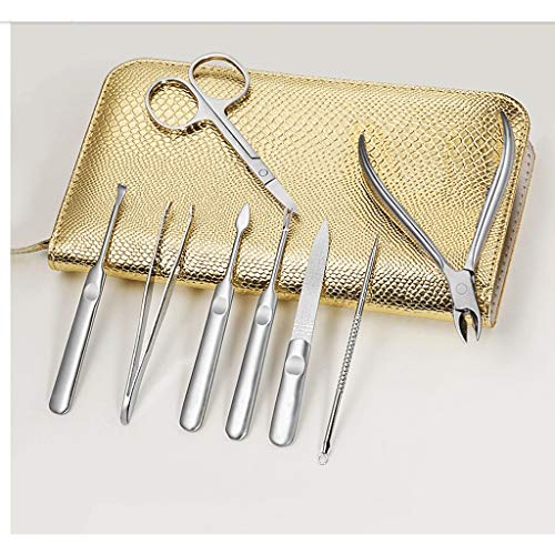 HJHJ nagelwerkzeug nagelknipser Nagelknipser Set, 11 Stück Edelstahl-Maniküre-Pediküre-Set, Pedicure Kit Nagelknipser… – Bild 8
