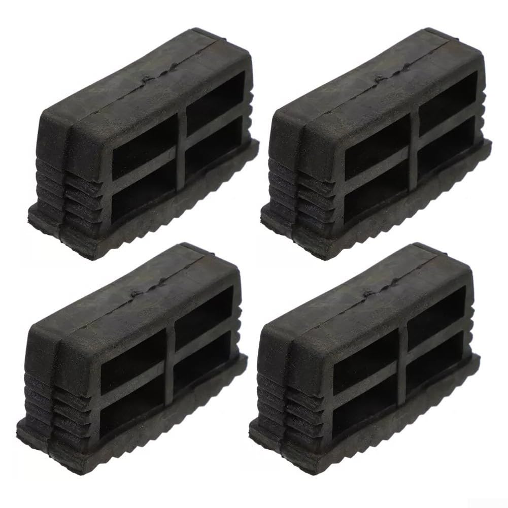 Piedini In Gomma Antiscivolo Per Scale - Set Di 4, 60x22 Mm, Per Maggiore Stabilità E Protezione Del Pavimento