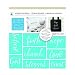 Momenta Faith Words Fabric Screen Stencil, Blue