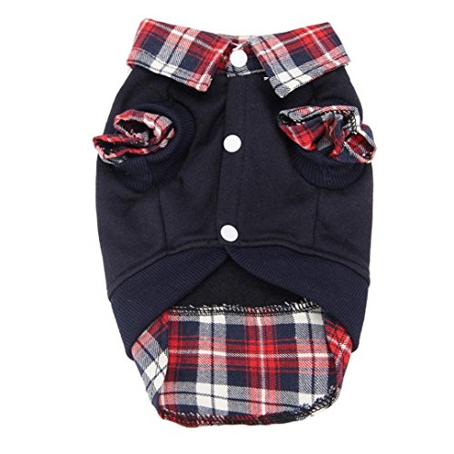 Shinmax Manteau pour Chien Veste d'hiver imperméable,Chaud Manteau de Pluie Petit Moyen Grand Toison, Doublé Protection de la Poitrine Tampon Vêtements pour Chiens Chiots Veste pour l'automne Hiver Cover