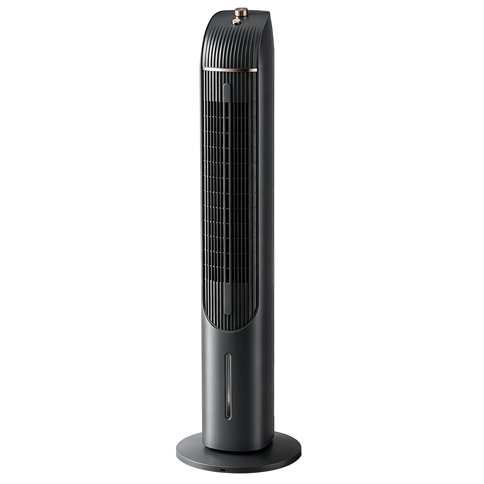 Chłodzący Cichy Wahadłowy Wentylator Wieżowy, Oscylacja 60° | Wysoki Wentylator Wieżowy 102cm, 65W, 3 Prędkości, Zbiornik na Wodę 4L, 4 Kryształy Lodu, 220V, do Sypialni