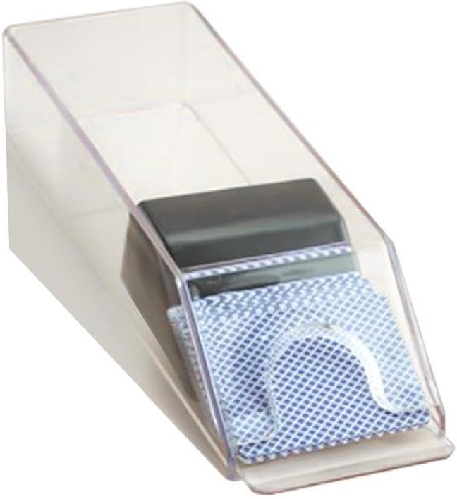 4/6-Deck Acrylic Blackjacks Dealing Shoe Playing Card Shuffler Pokers Dealer Durable Dealer Equipment And Game Supplies Casino Game Table Accessory
