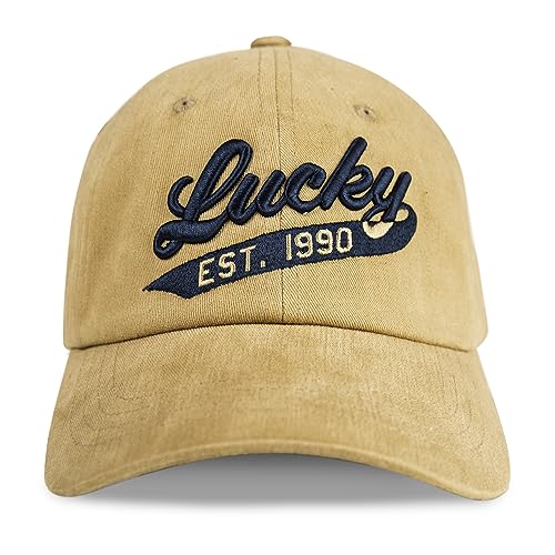 Image of Lucky Brand Classic Cotton Adjustable | Dad Hat | Baseball Cap | Golf | Fishing | Low Profile | 5 Panel Design
