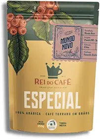 Café Especial Torrado e Moído Variedade Mundo Novo Serra da Canastra 250G Rei do Café