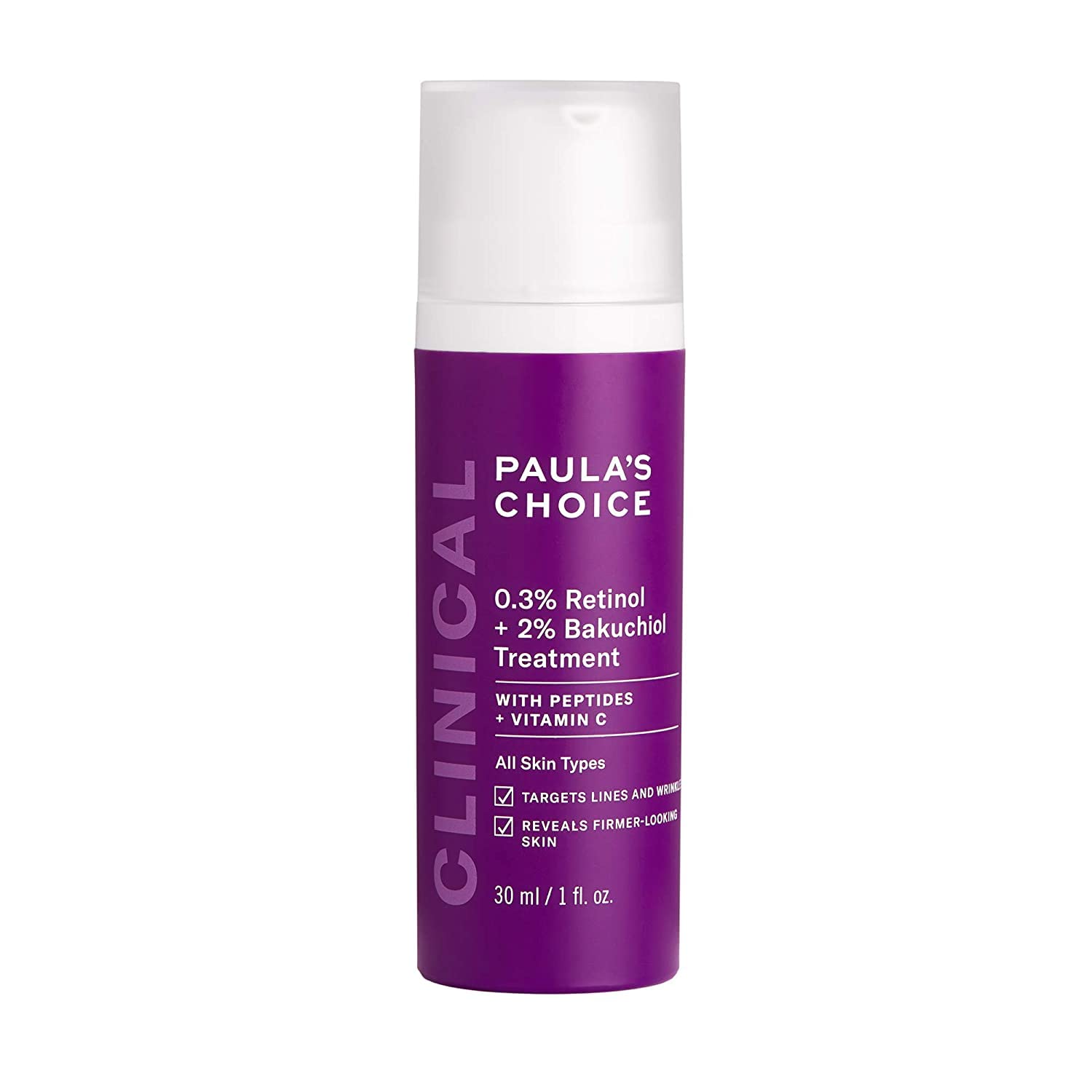 美容液 Paula's Choice 0.3% Retinol Paula's Choice CLINICAL 0.3% Retinol + 2% Bakuchiol Treatment