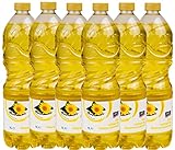 Sonnenblumenöl 6 X 1Liter Hochwertig Premium Bratöl Sunflower Speiseöl Wertvoll im Geschmack