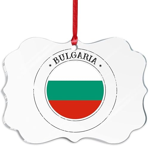 Vista 158 de Bandera de Curazao - Adorno para árbol de Navidad, bandera nacional, decoración de árbol de Navidad de Curazao, recuerdo acrílico, adorno colgante