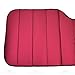 Motor Trend Accordion Red Car Windshield Sun Shade - Car Sun Visor Sun Shade for Car Windshield - Car Window Shades for SUV & Truck - Dash Cover Sun Protection Window Shade Accessories - 58