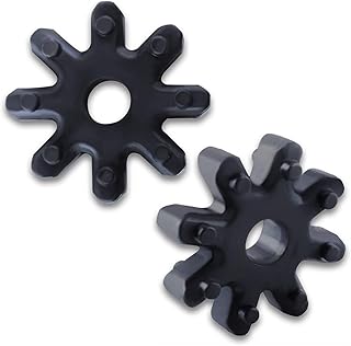 Miytsya Pack-2 Flexible Steering Coupler Replacement, Steering Coupling Steering Column Motor Fits Hyundai and Kia, 56315-2K000FFF Automotive Power Steering Coupler Steering Column (Black)