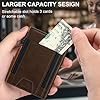 Wallet for Men Wallet with Slim Pop Up Card Holder 9-13 Cards, Bifold Minimalist Smart Wallet RFID Blocking Credit Card Holder with ID Window & Stretchable Cash Slot Compact Metal Aluminum Card Case #3