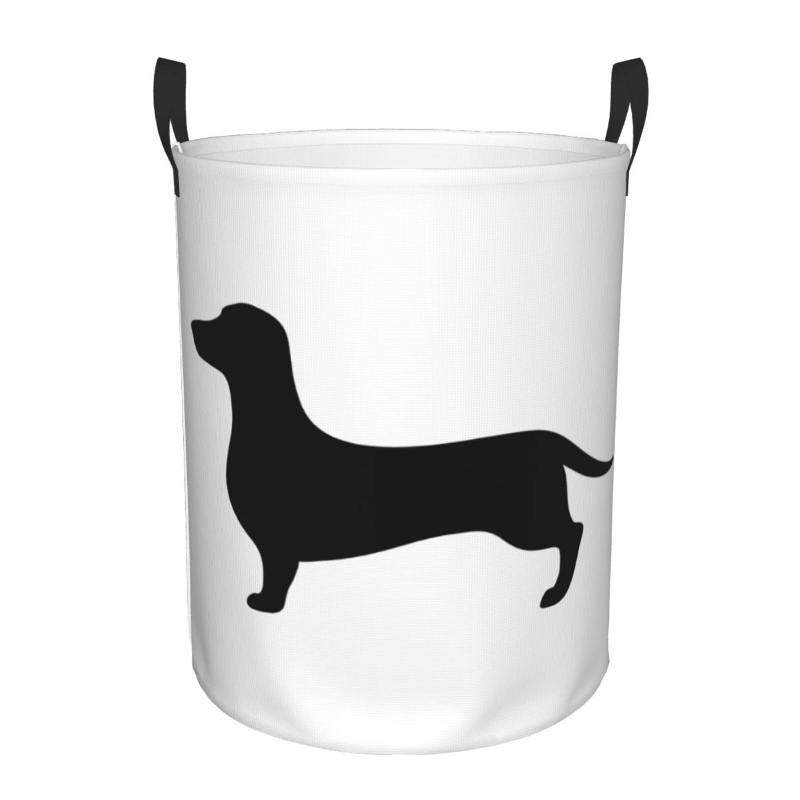 Laundry Basket Dachshund Laundry Hamper Waterproof Idea Hampers Large Collapsible Baskets with Handle Suitable for Bedroom Bathroom Utility Room Kitchen