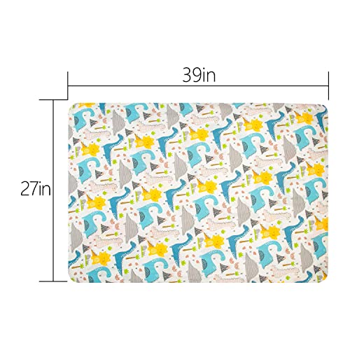 Alvababy Pack N Play Baby Play Playard Sheets, 2Pcs 100% Organic Cotton Covers,Large 27X39X4,Soft And Light，Portable Crib Sheet For Boys And Girls Player Matteress 2Ftpsw09 #TOP3