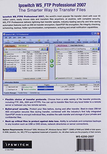 Image of Ws ftp Professional 2007 20 User License with service [Old Version]