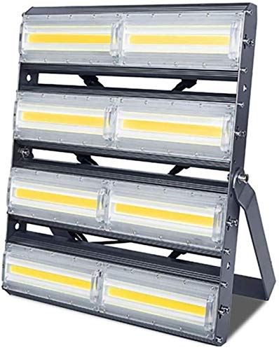 ZGHQHCDRH Luces alimentadas por energía Solar, Reflector de 1000 W, Foco IP65 for Exteriores, área irradiación 300 Metros Cuadrados, lámpara a Prueba explosiones Alta Potencia(Yellow White Light)