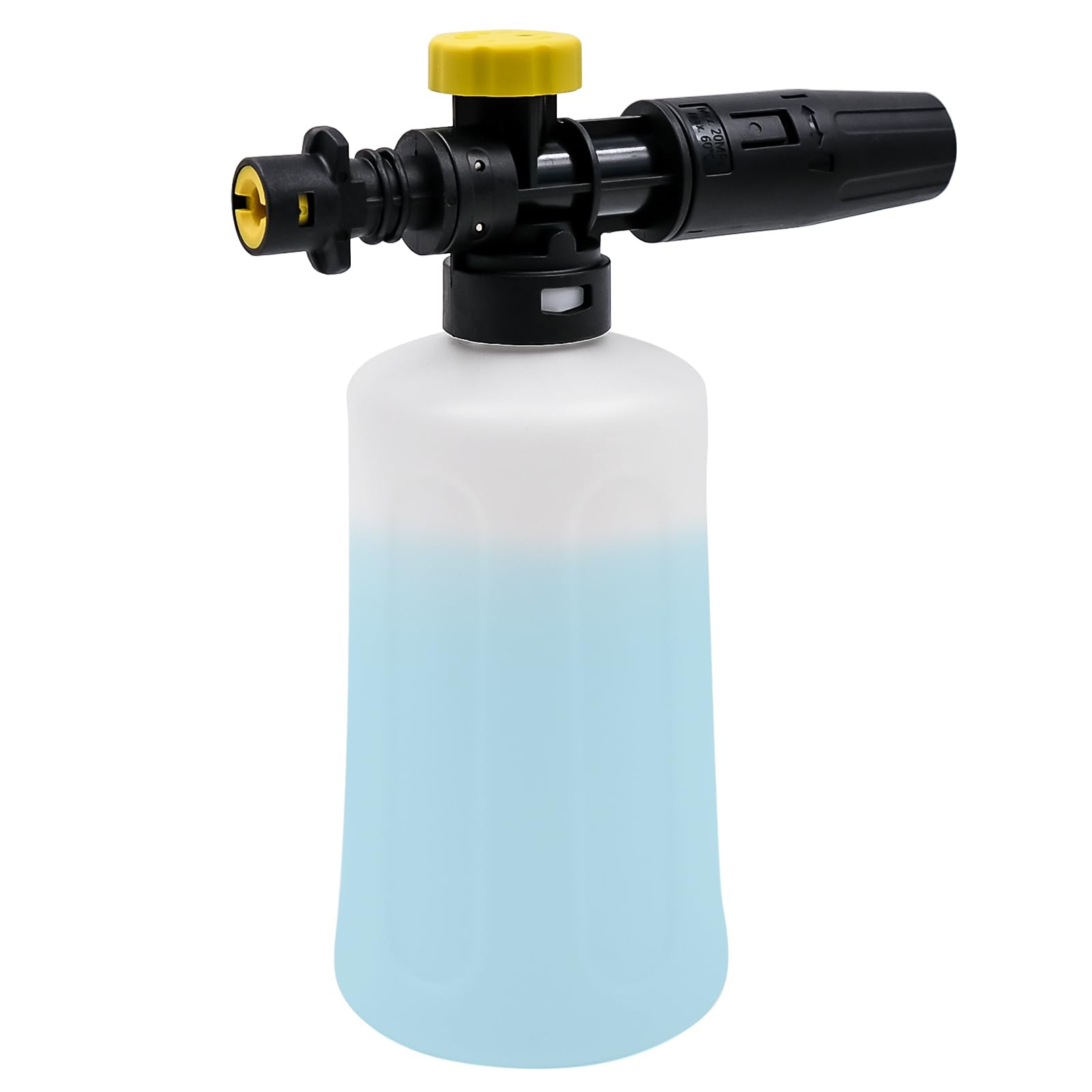 Snow Foam Gun, Adjustable Snow Foam Lance Foam Cannon Bottle for Karcher K2 K3 K4 K5 K6 K7 Pressure Washer, 750ML Car Foam Sprayer for Car Wash Cleaning
