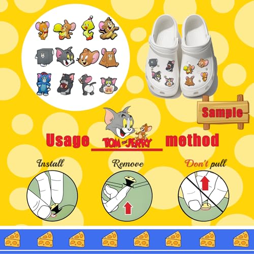 Image of Cartoon Shoe Charms, for Clog Decoration Cartoon Anime Charms Shoe Accessories, PVC Shoe Charms Decoration for Kids Teens Boys Girls Men Women Party Birthday Gifts