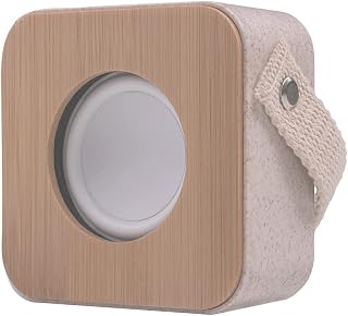 Mars Gaming MS-ECO, Bluetooth 5.1 Lautsprecher, Weizenstroh und Bambus, Kompaktes Format, Lange Akkulaufzeit, Grau