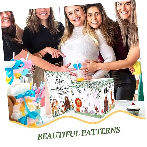 Alipis 1 Conjunto De Cartões De Conselhos Com Tema De Flores Cartões De Festa De Chá De Bebê Cartões