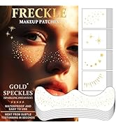 50 Assorted Glitter Freckles Face Tattoo, Glitter Freckles, Gold Face Glitter Speckles Patches fo...