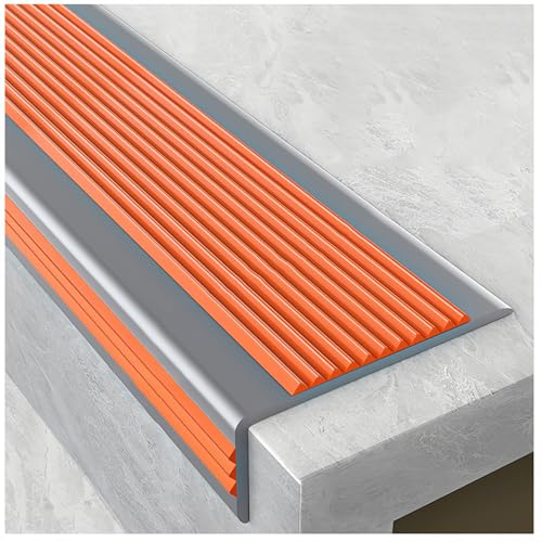 L^ ~߃e[v 100cm PVC KiGbWی tA[ ̒iJo[(Orange-gray)