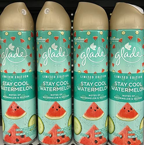 Glade Stay Cool Watermelon Air Freshener - Pack of 4