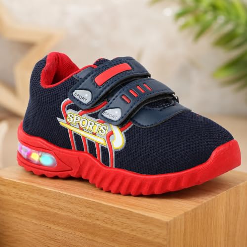 Image of Hunter-4 Multicolor LED Light Slipon Casual,Walking & Running Unisex Shoes for Boys & Girls Suitable on Every Outfit (2 Years-5 Years)(Pack of 1 Pair)