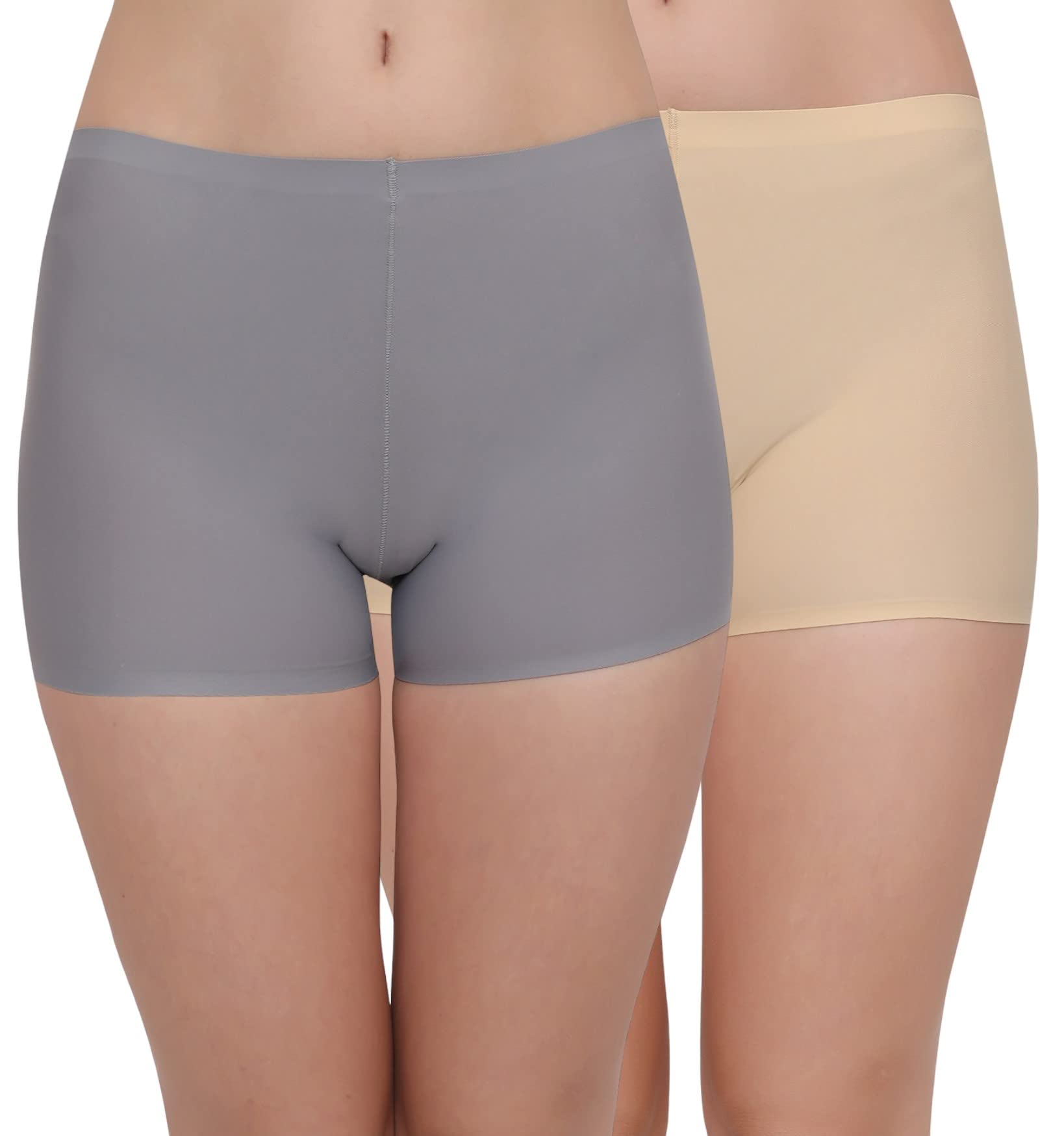 Women's Ice Silk Seamless Boyshort Panty, Free Size (Pack of 2)-image-39