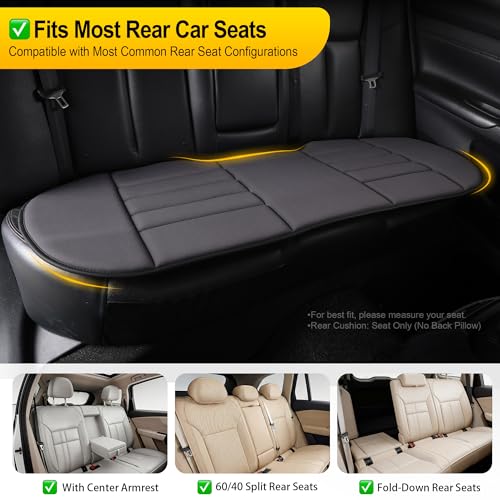 Image of kingphenix 5-Piece Car Seat Cushion Set with Back Support | Full Back Support Pillow and Seat Cushion for Long Driving, Road Trips, Truck, Van, SUV, Dark Grey