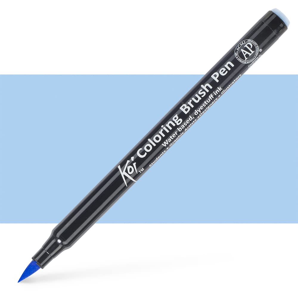 SAKURAKoi Coloring Brush Pen Bulk Light Sky Blue