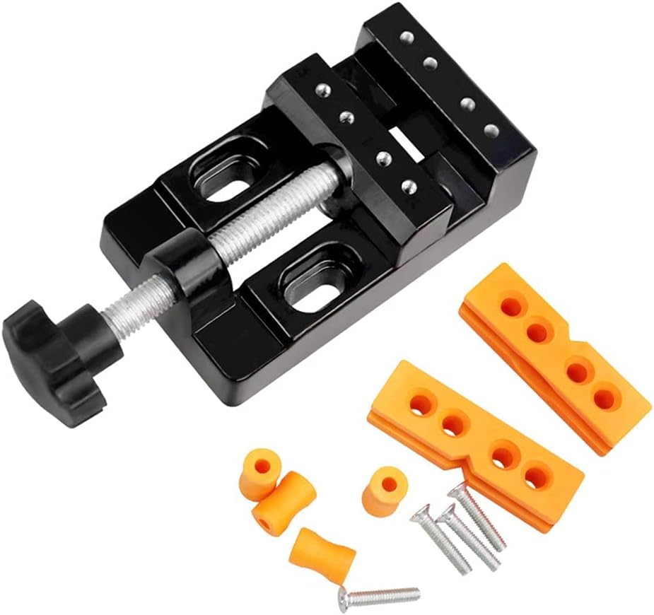 Aluminum Alloy Drill Press Vice Carving Tools Machine Accessories Bench Clamp Table Vise DIY