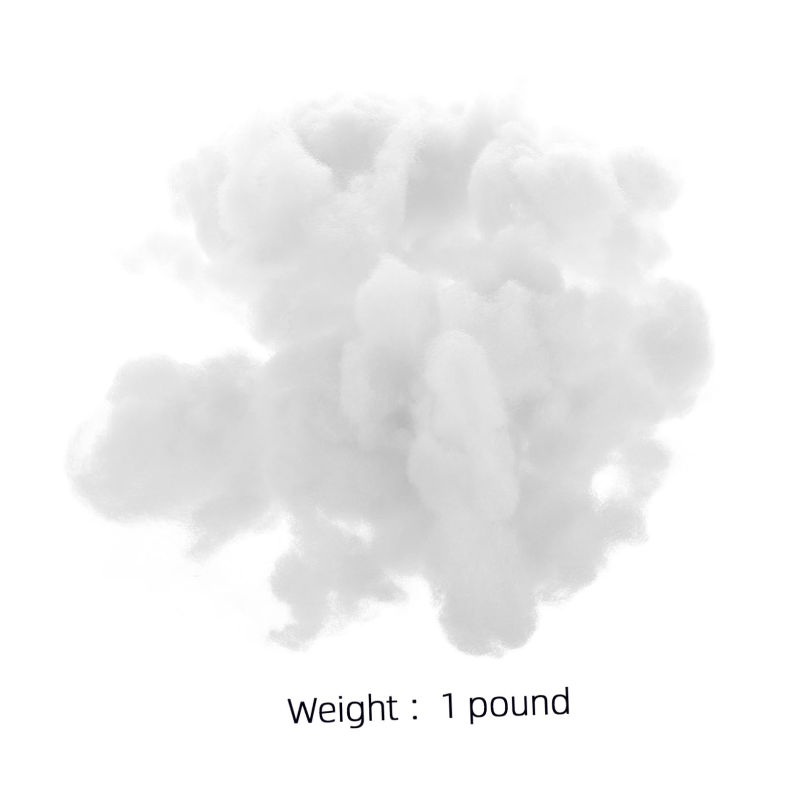 Cabilock High Elastic Pillow Filling Cotton 500g for Crafts Crochet Pillows Stuffed Animals