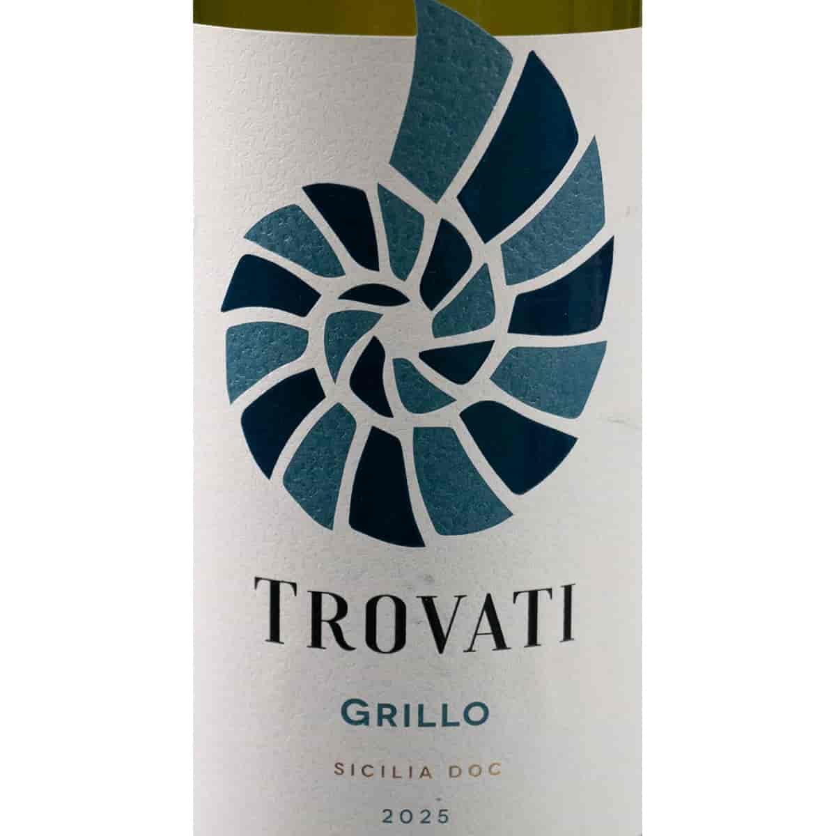 Grillo Conchiglia DOC 2025 – 6er-Set Weißwein aus Sizilien | Cantina Trovati | 100% Grillo | trocken & aromatisch | mediterraner Genuss | 6 x 0,75 l