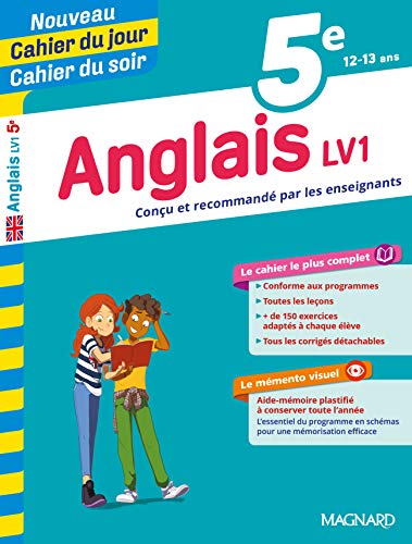 Télécharger 5E ANGLAIS CAHIER DU JOUR CAHIER DU SOIR PDF Ebook En Ligne
