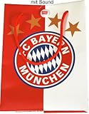 Die FC Bayern München Sound Geschenktüte ist die ideale Verpackung für kleinere Geschenke an einen Bayern Fan. Spielt beim Öffnen das Bayern München Lied.
