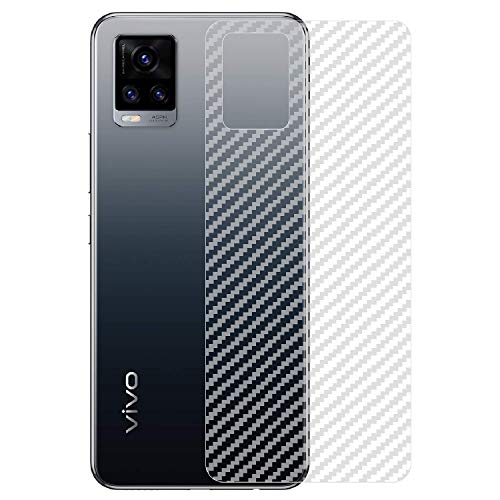 Image of Compatible with Vivo V20 Back Screen Protective Film Carbon Fiber Skin Transparent Screen Guard Sticker
