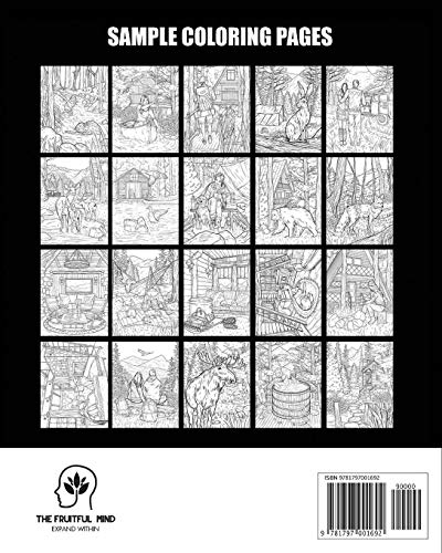 Cabin Life Coloring Book: An Adult Coloring Book