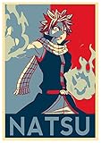 Instabuy Poster Fairy Tail Propaganda Natsu - Formato A3 (42x30 cm)