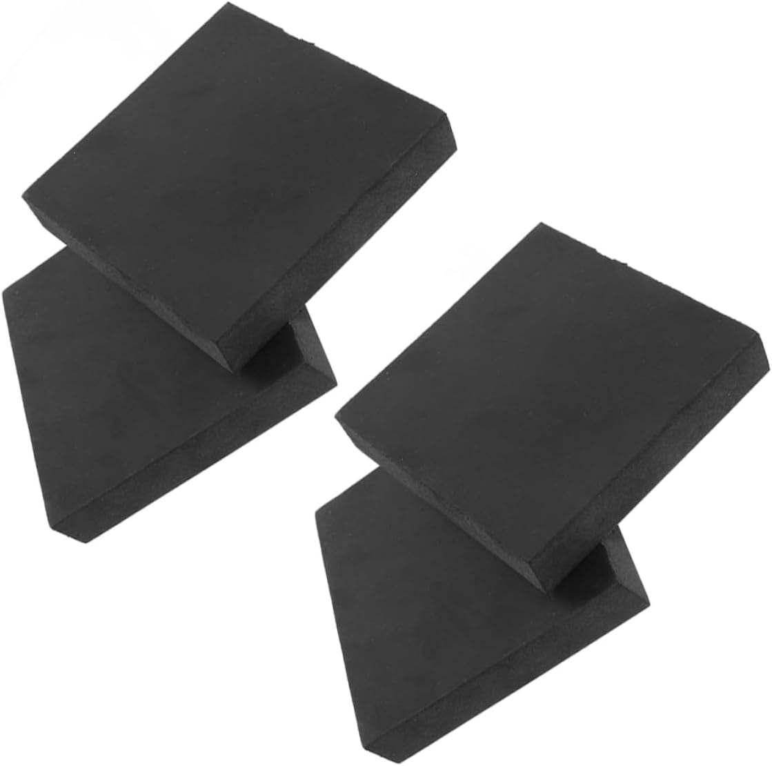 4Pcs Damping Pads for Treadmills Exercise Bikes Sewing Machines Noise Reduction Vibration Isolation Mats Durable Slip Design for Industrial Use