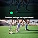 DONZWIYES Glow in The Dark Street Hockey Balls for Indoor Outdoor Road Roller and Field Hockey Games(2 PCS 2.56 Inches)