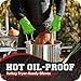 KITCHEN PERFECTION Silicone Smoker Oven Gloves -Extreme Heat Resistant BBQ Gloves-Handle Hot Food Right on Your Grill Fryer&Pit|Waterproof Grilling Cooking Baking Mitts |Superior Value Set +2 Bonuses