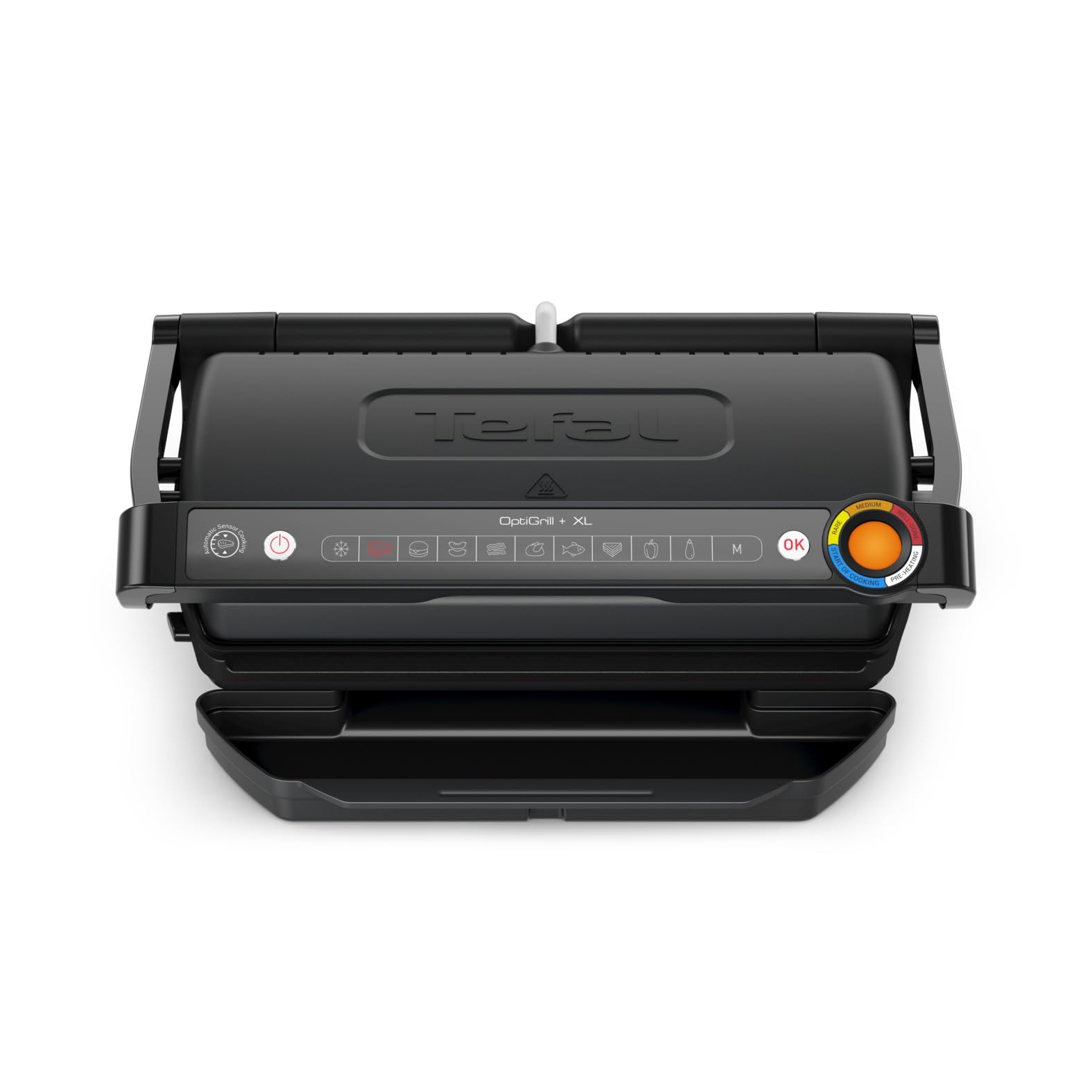 Tefal Optigrill+ XL GC727810 - Schwarz - Metall - Rechteckig - Tasten - 800 cm? - 400 x 200 mm (GC7278)