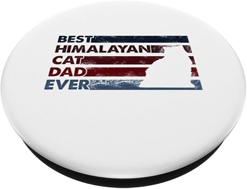 Miniatura 2 de Best Cat Dad Ever - Father Himalayan Cat PopSockets Swappable PopGrip
