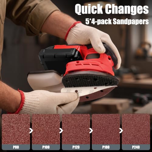 RKBUDOL Brushless Detail Sander