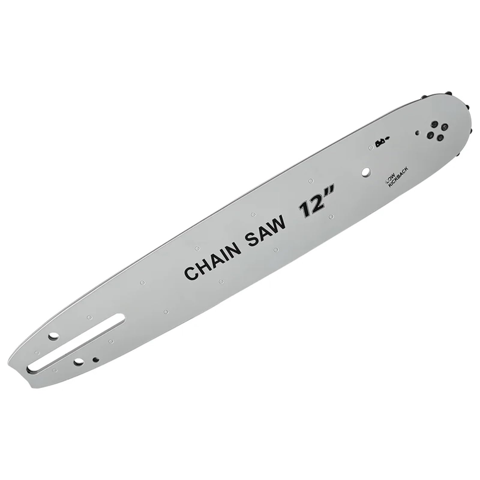 Wivplex Juego de barra guía cadenas motosierra 12 pulgadas, accesorio 3/8 Lp 45, eslabones transmisión, piezas herramientas sierra cadena repuesto Reemplazo de cadena de corte de motosierra.(1pc Set)