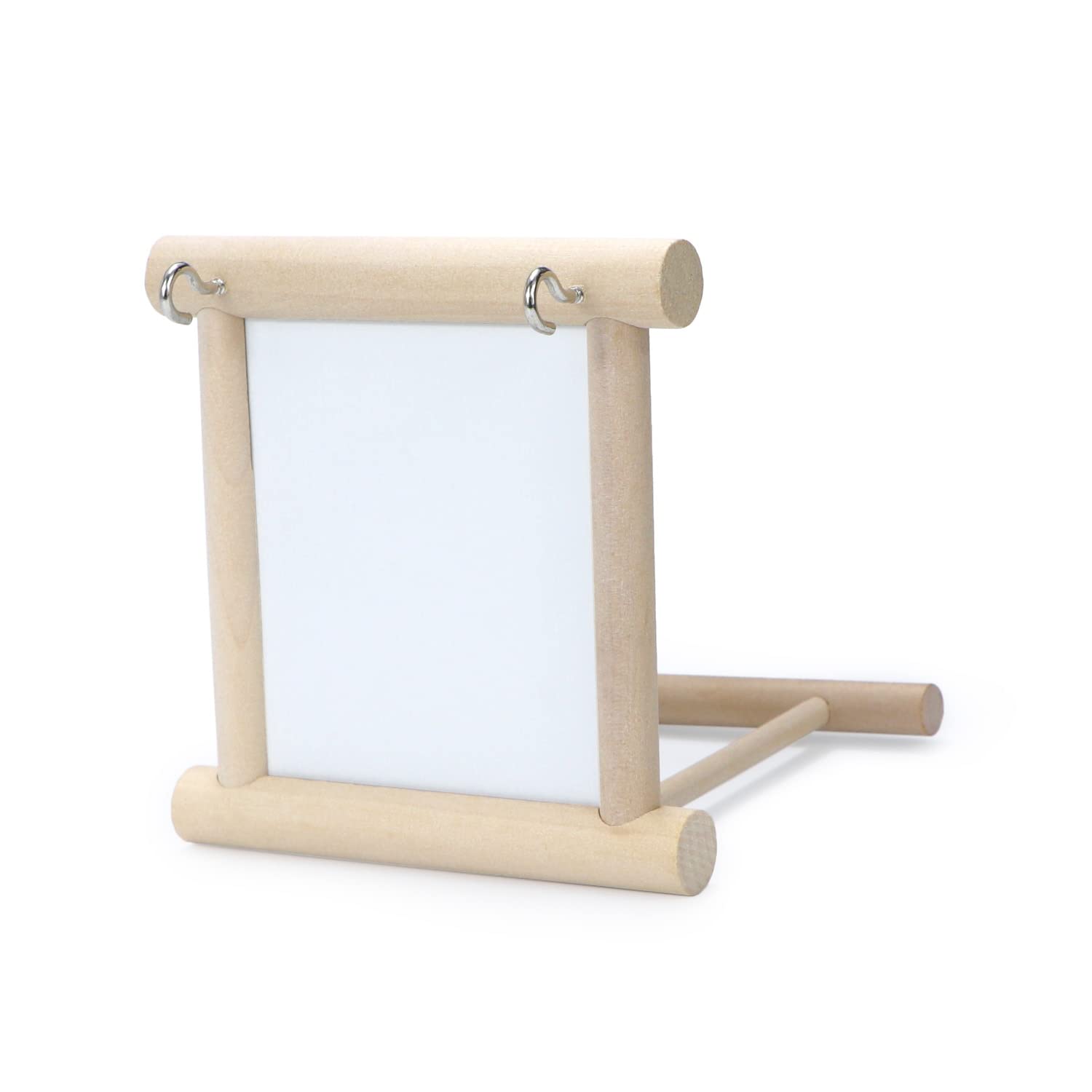 Wontee Bird Bath Parrot Bathing Tub Bird Mirror with Perch Toys for Budgies Parakeets Cockatiels Lovebirds Finches Canaries (Blue (B)) - image 7